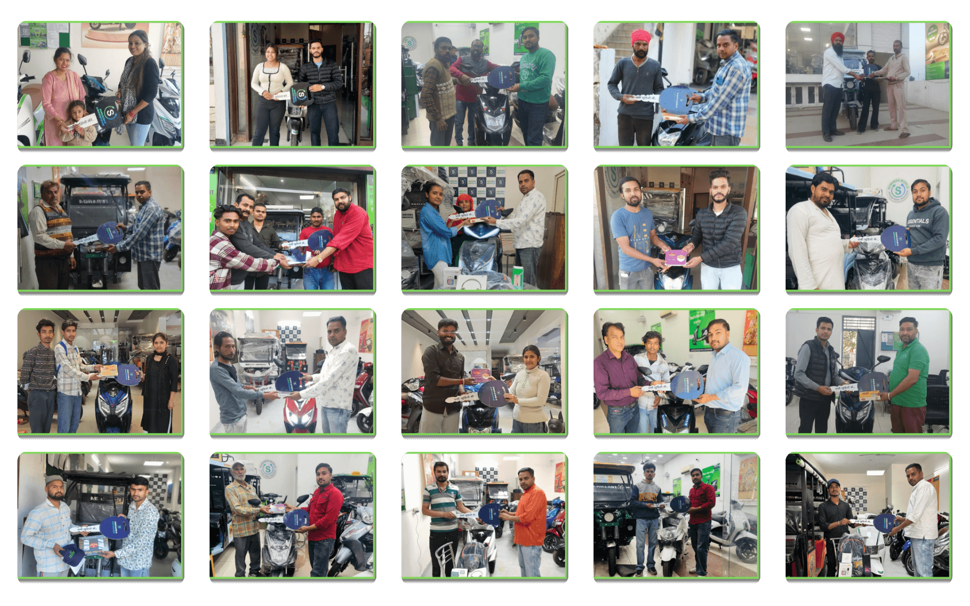 Sunanda Happy Customer 10 | E-Scooty Delivery | E-Rickshaw Delivery Photos