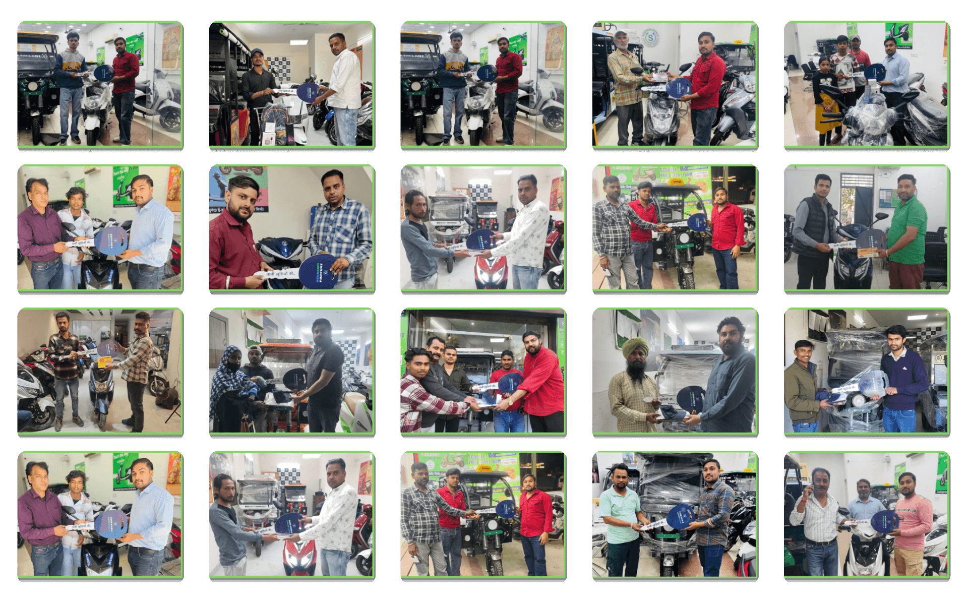 Sunanda Happy Customer 11 | E-Scooty Delivery | E-Rickshaw Delivery Photos