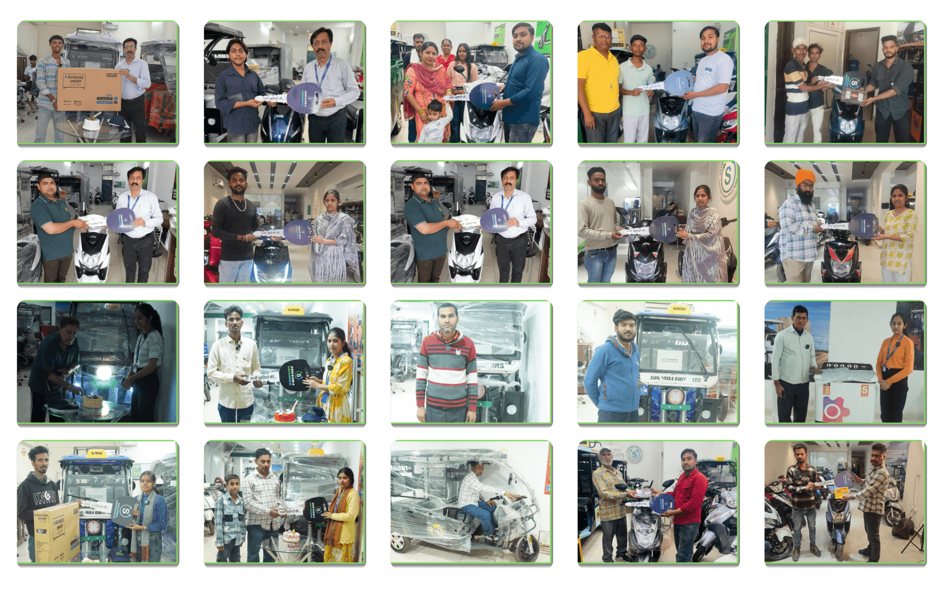 Sunanda Happy Customer 20 | E-Scooty Delivery | E-Rickshaw Delivery Photos