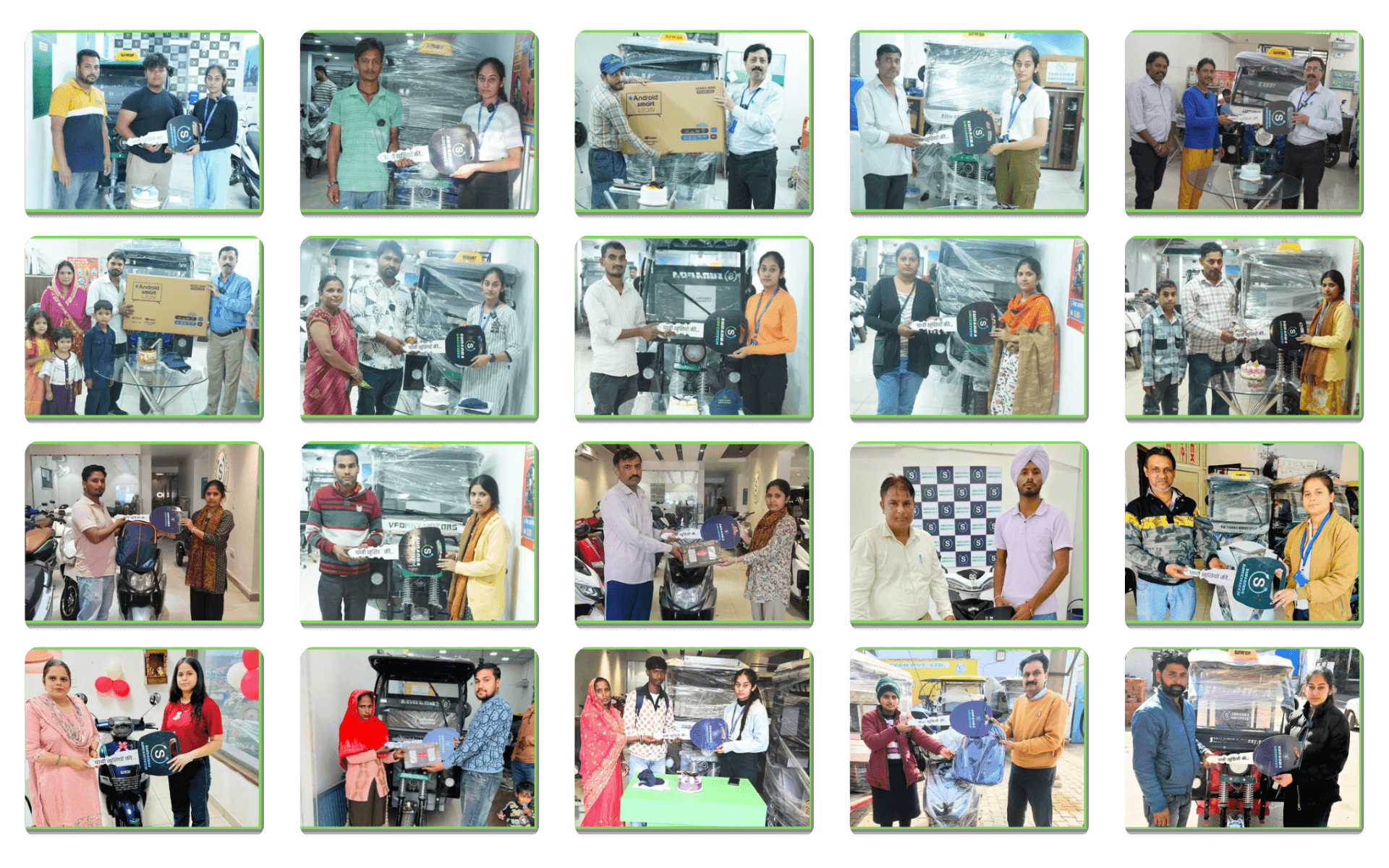 Sunanda Happy Customer 22 | E-Scooty Delivery | E-Rickshaw Delivery Photos