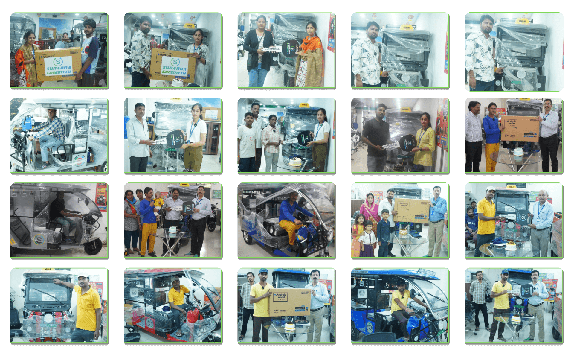Sunanda Happy Customer 27 | E-Scooty Delivery | E-Rickshaw Delivery Photos