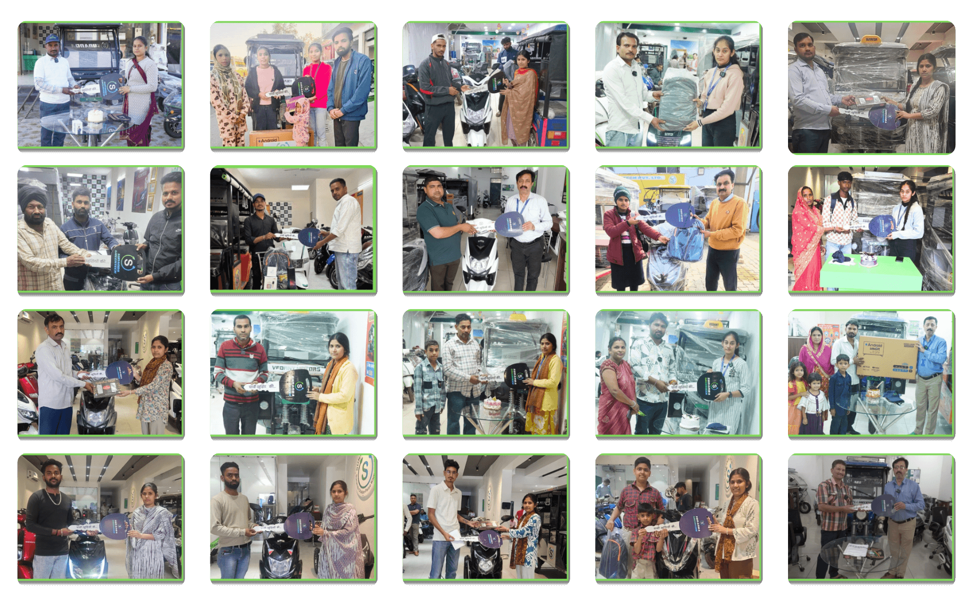Sunanda Happy Customer 31 | E-Scooty Delivery | E-Rickshaw Delivery Photos