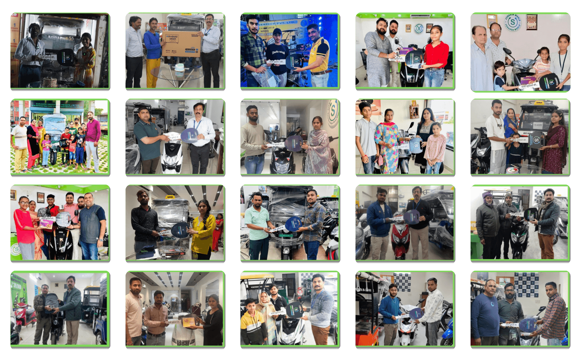 Sunanda Happy Customer 37 | E-Scooty Delivery | E-Rickshaw Delivery Photos