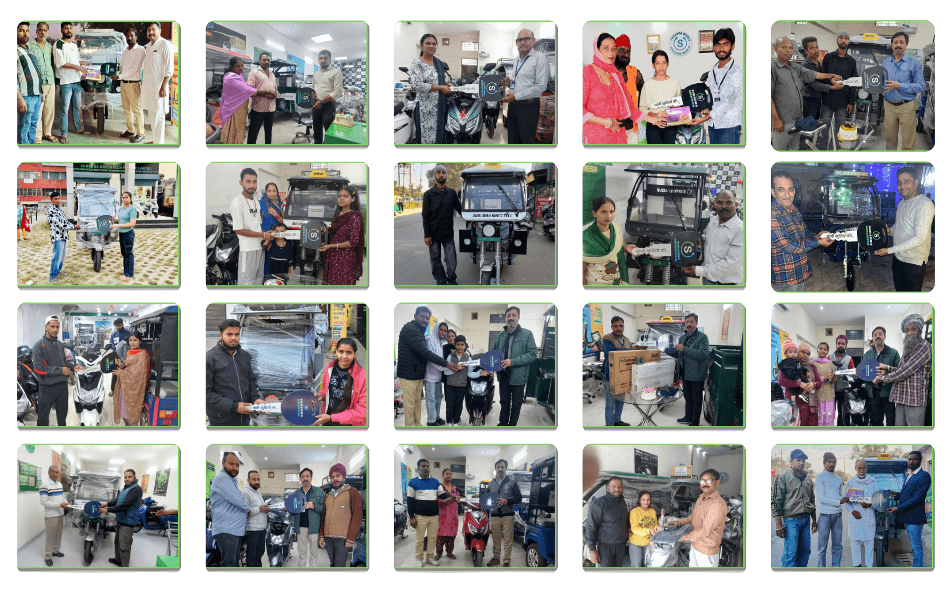 Sunanda Happy Customer 42 | E-Scooty Delivery | E-Rickshaw Delivery Photos