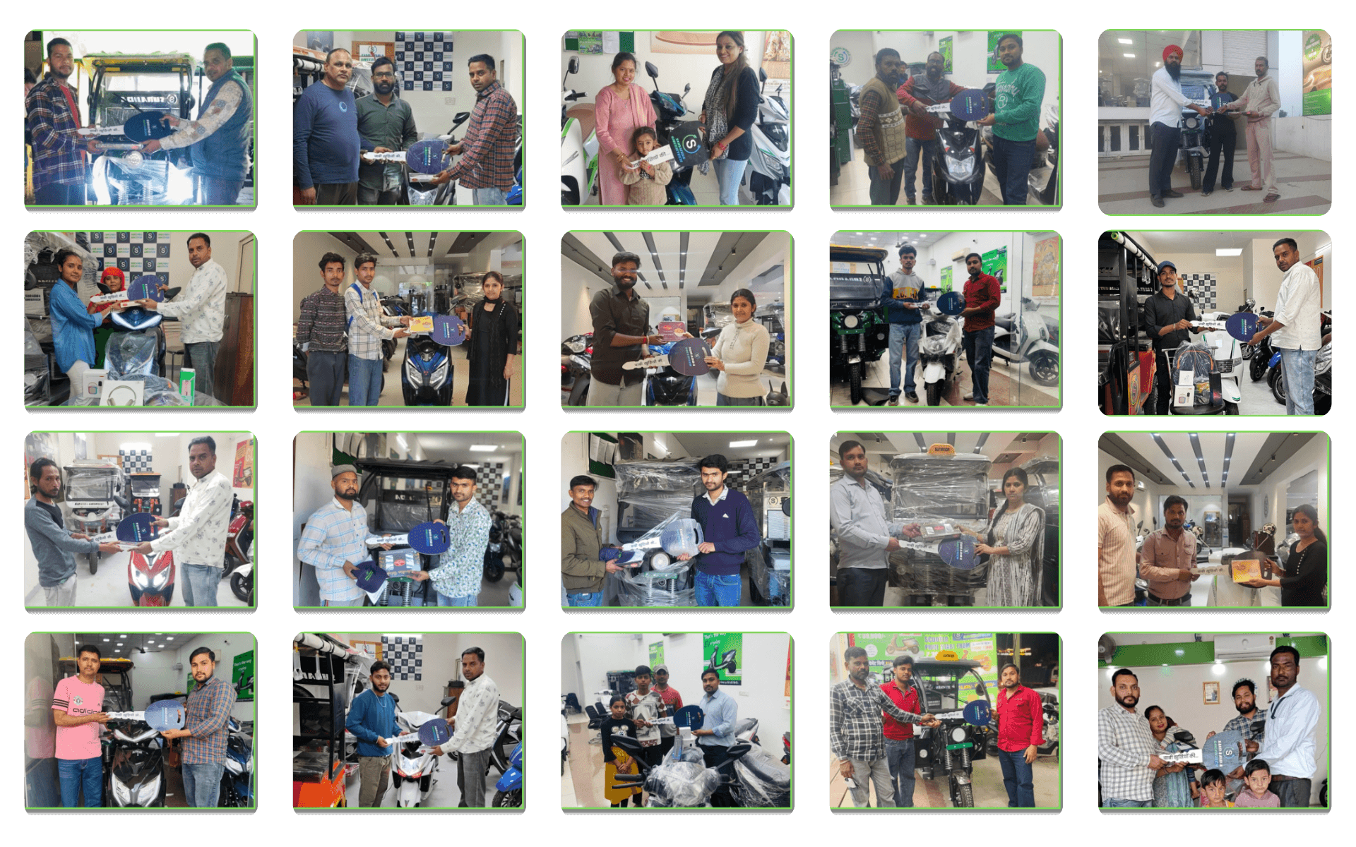 Sunanda Happy Customer 43 | E-Scooty Delivery | E-Rickshaw Delivery Photos