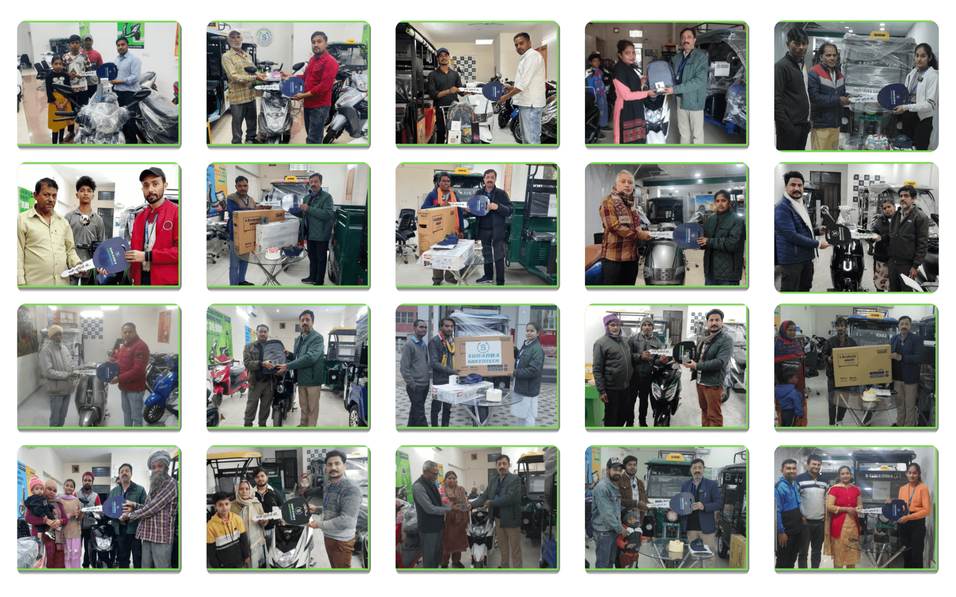 Sunanda Happy Customer 52 | E-Scooty Delivery | E-Rickshaw Delivery Photos