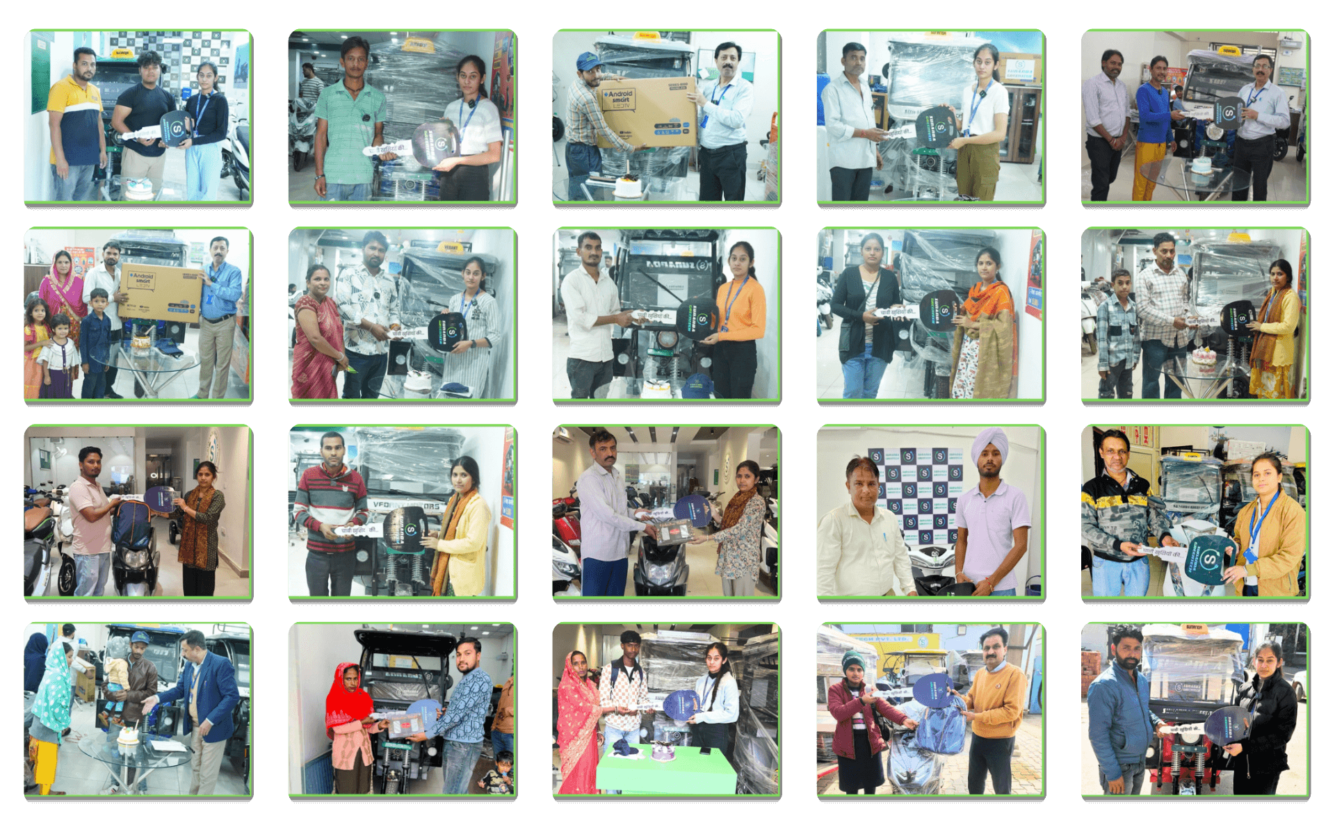 Sunanda Happy Customer 58 | E-Scooty Delivery | E-Rickshaw Delivery Photos