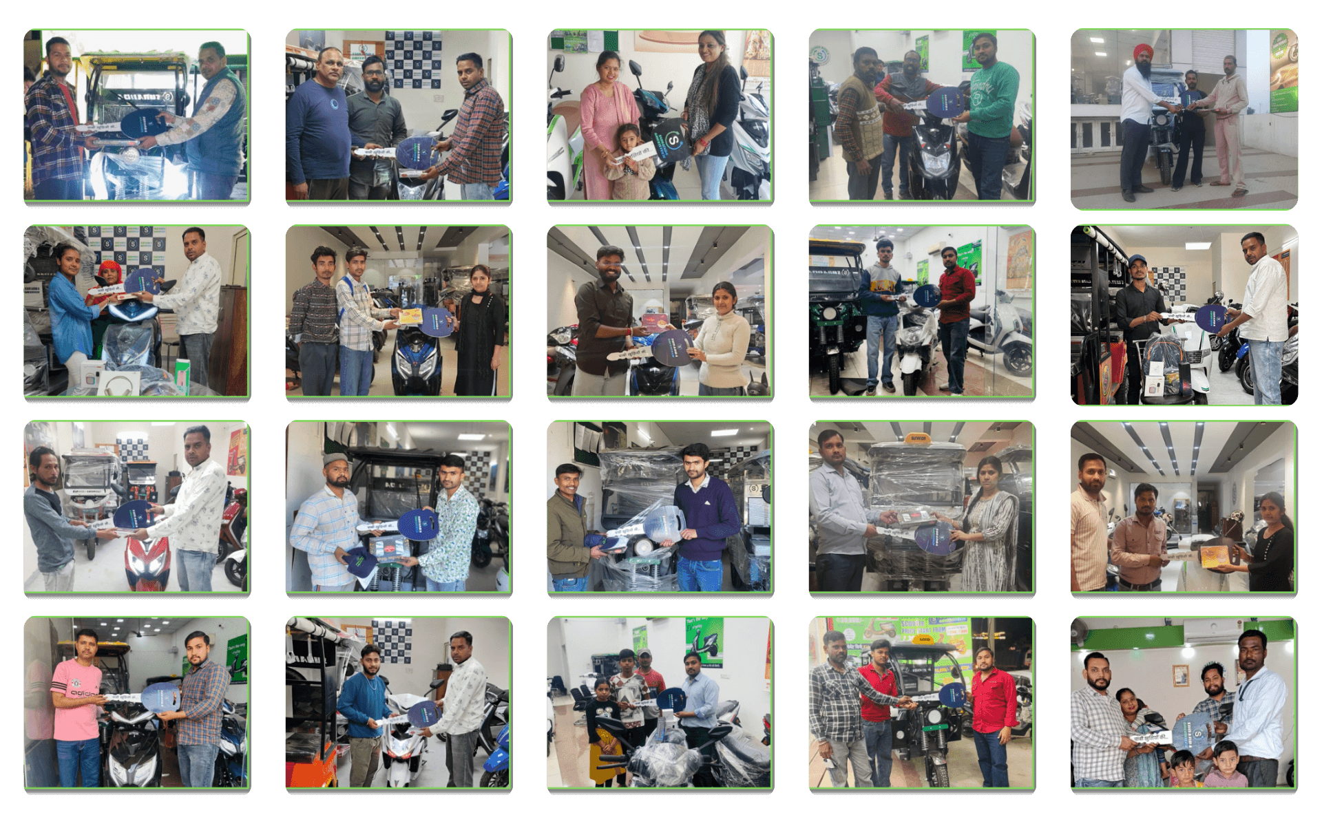 Sunanda Happy Customer 63 | E-Scooty Delivery | E-Rickshaw Delivery Photos