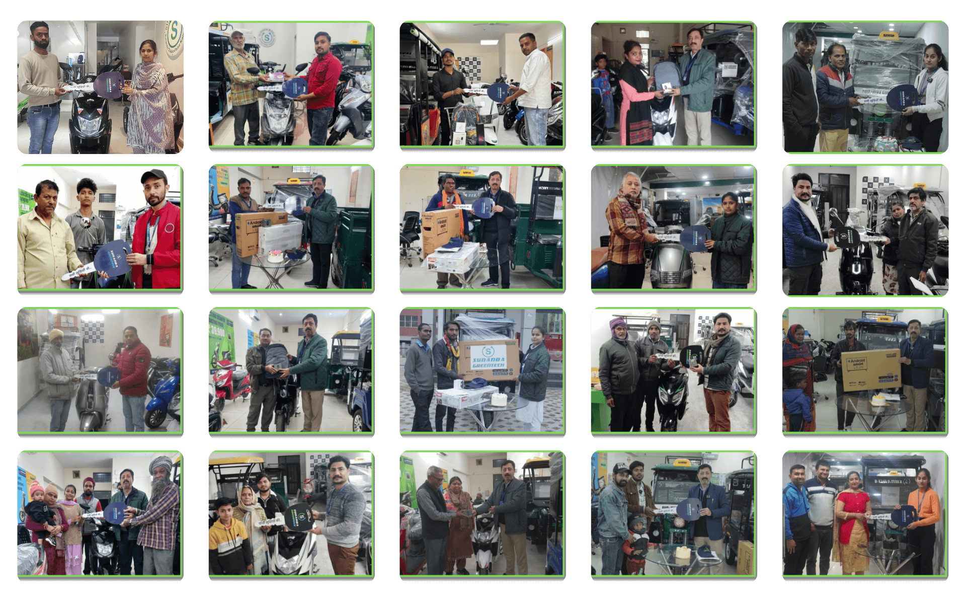 Sunanda Happy Customer 65 | E-Scooty Delivery | E-Rickshaw Delivery Photos