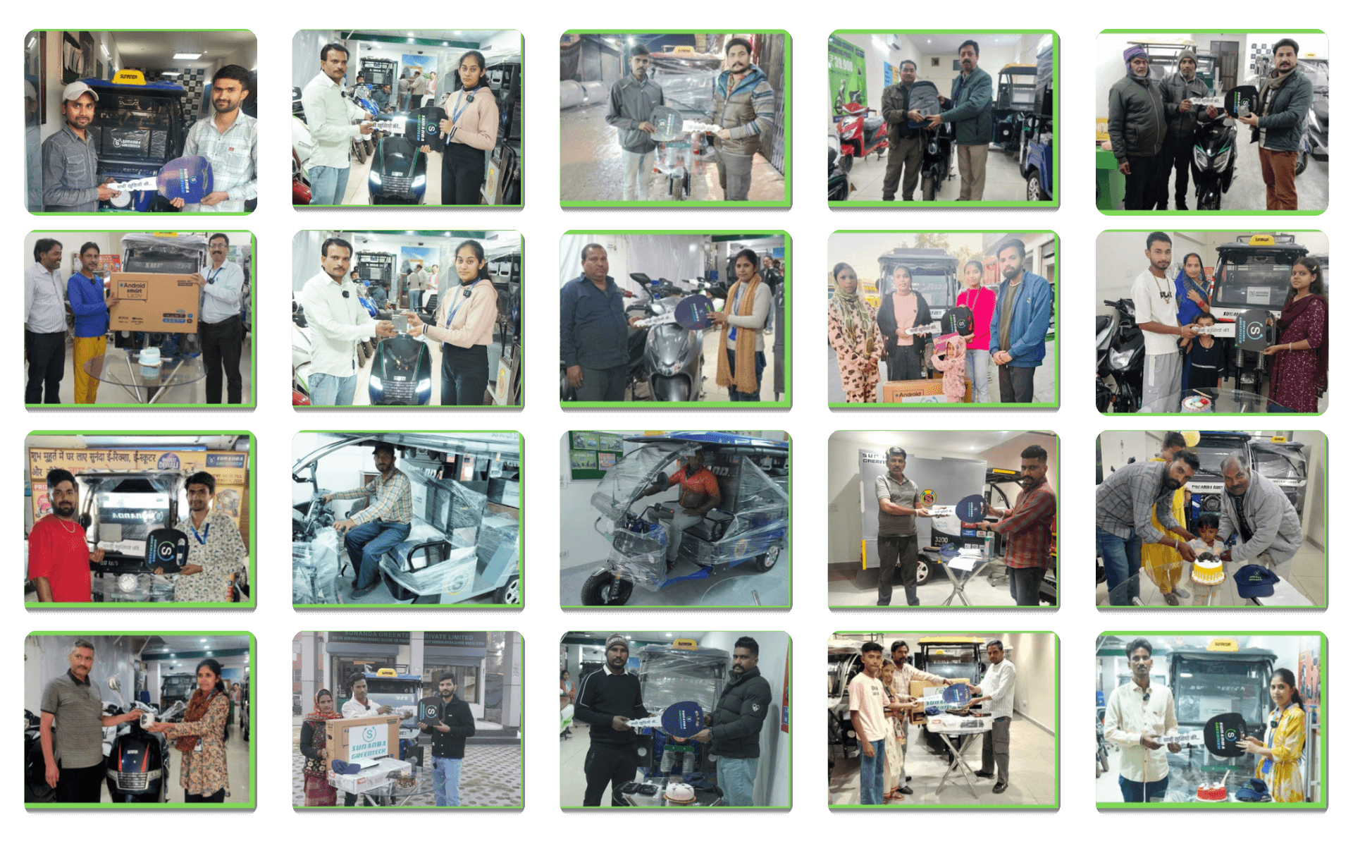 Sunanda Happy Customer 67 | E-Scooty Delivery | E-Rickshaw Delivery Photos