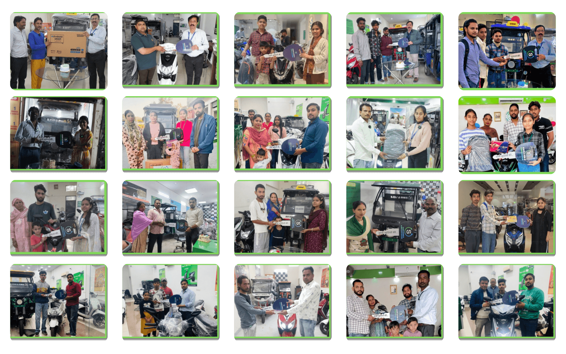 Sunanda Happy Customer 68 | E-Scooty Delivery | E-Rickshaw Delivery Photos