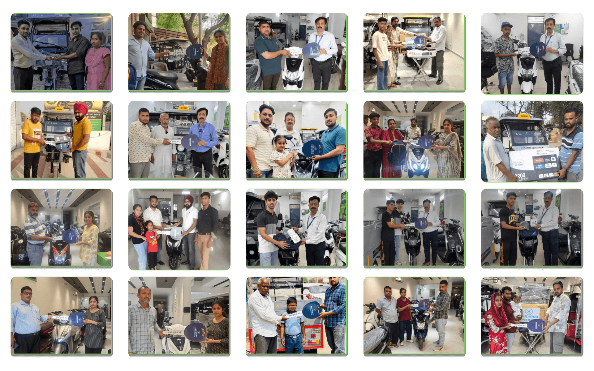 Sunanda Happy Customer 70 | E-Scooty Delivery | E-Rickshaw Delivery Photos