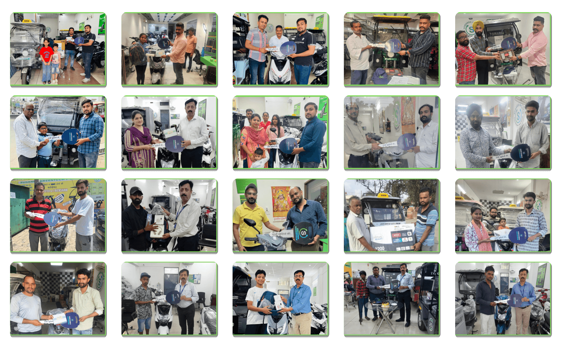 Sunanda Happy Customer 76 | E-Scooty Delivery | E-Rickshaw Delivery Photos