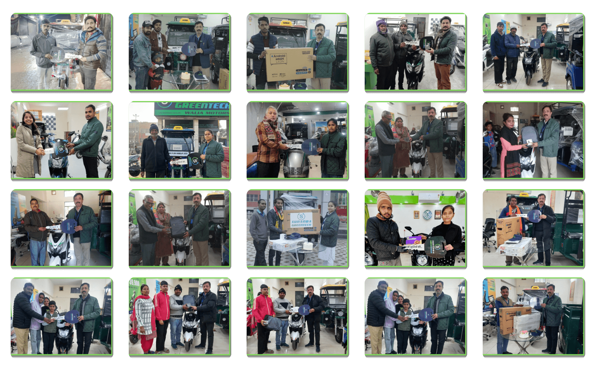 Sunanda Happy Customer 8 | E-Scooty Delivery | E-Rickshaw Delivery Photos