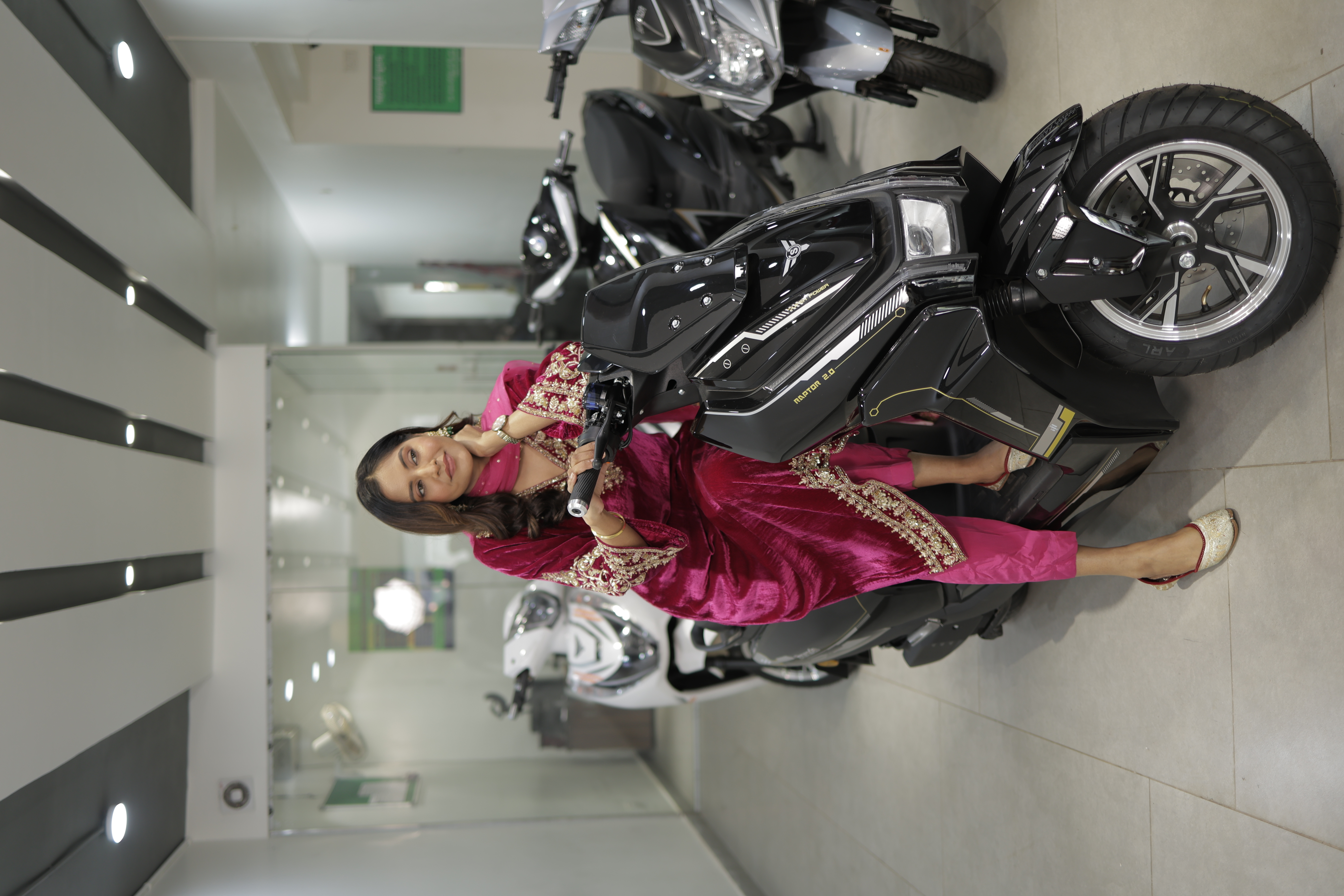 sunanda greentech showroom electric scooter legend