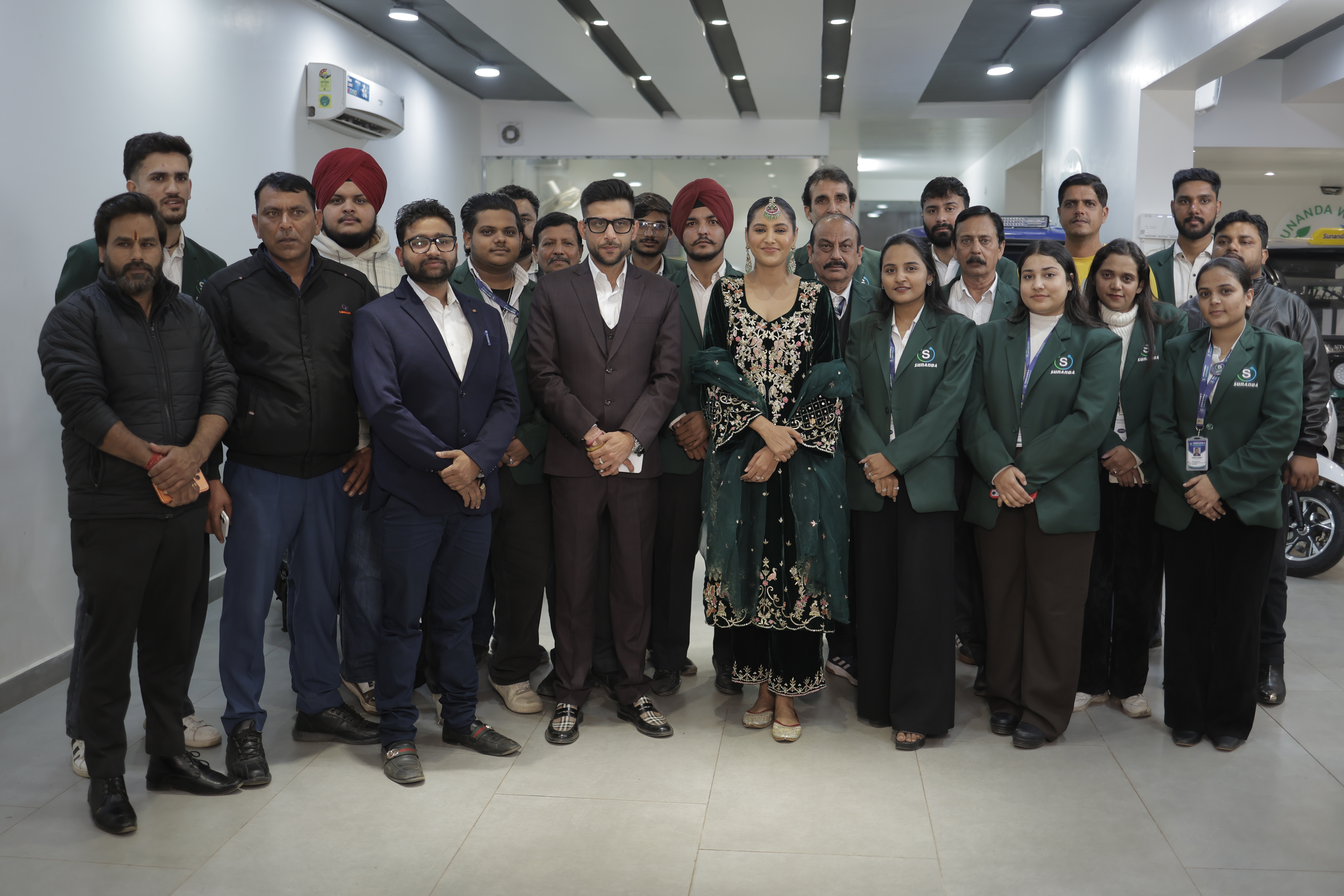 sunanda greentech showroom electric scooter legend